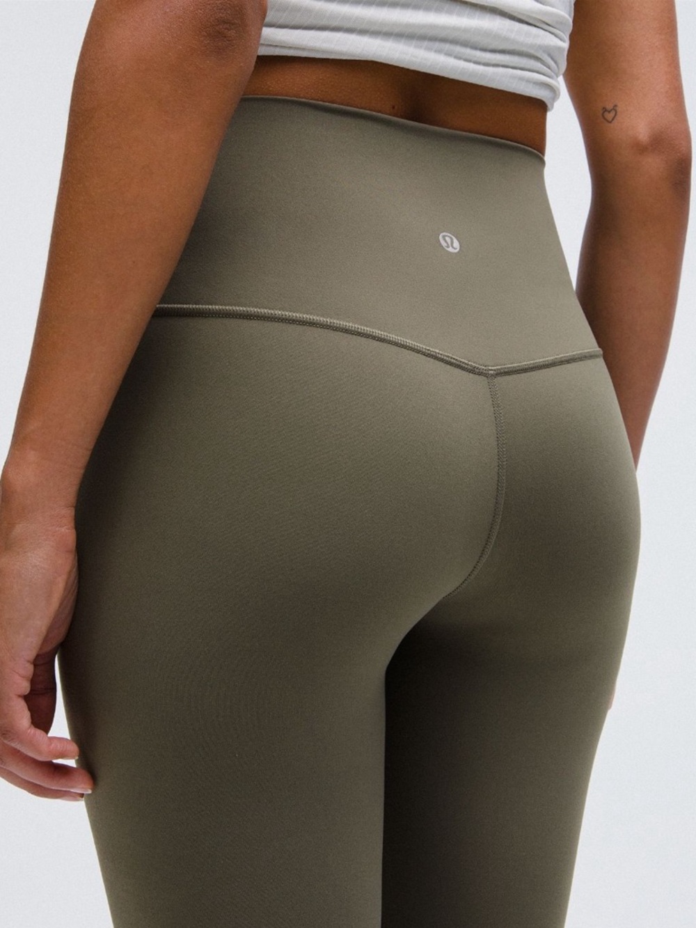 Lululemon Align™ High-Rise Leggings 25" in Olive Green - Picture 6 of 9